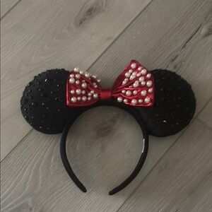 BaubleBar Black and Red Disney Headband